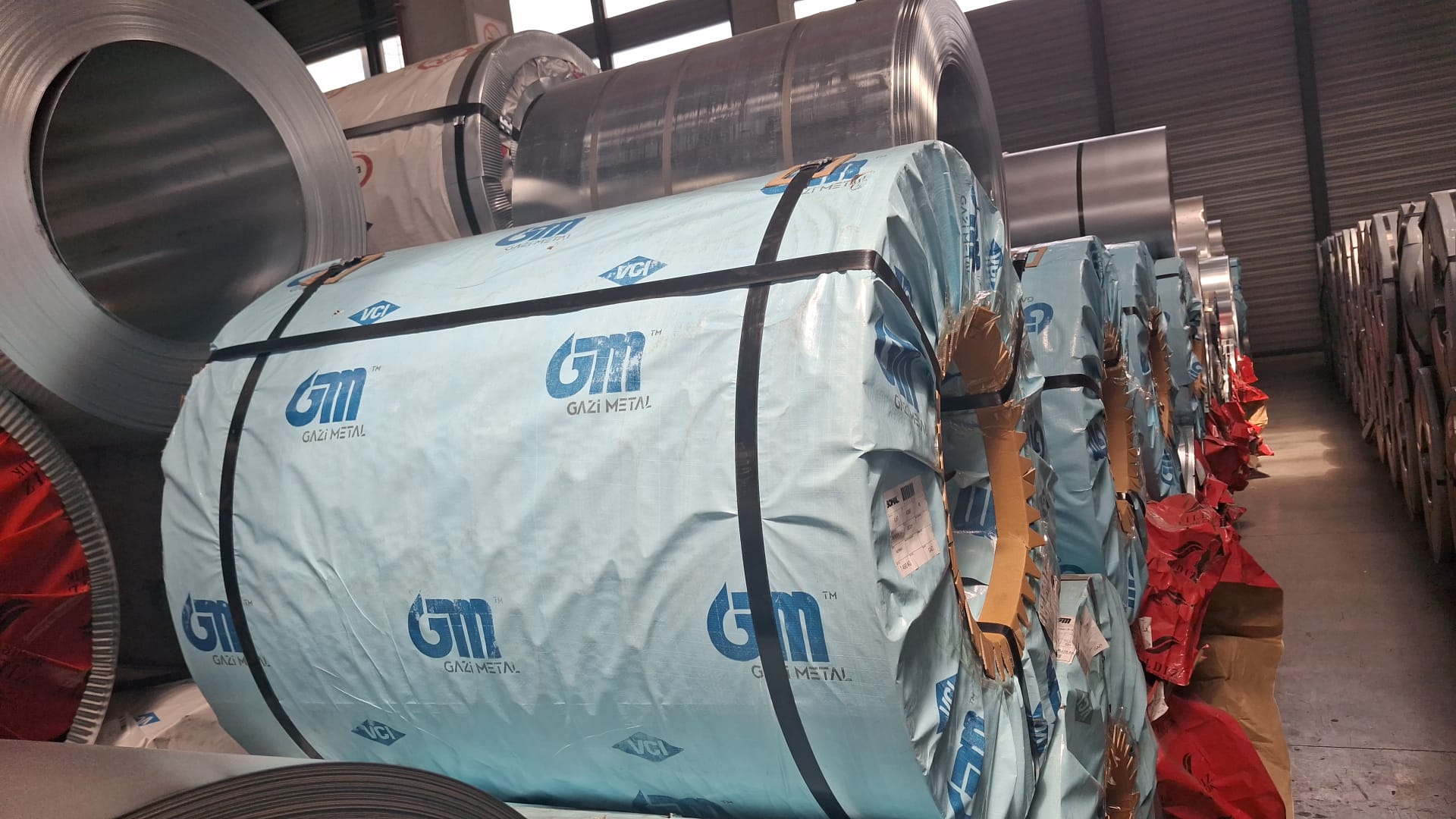 warehouse steel coils